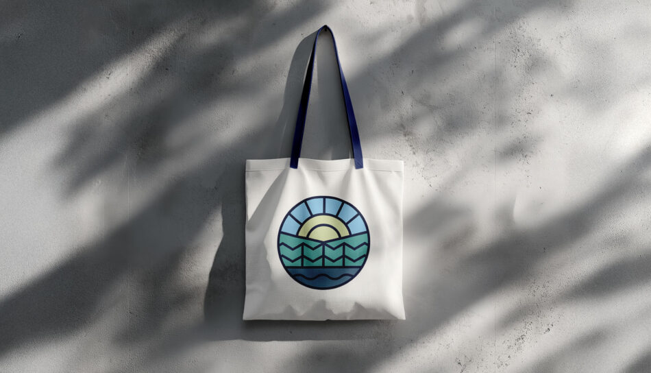 Cottons and Blues Canvas Tote