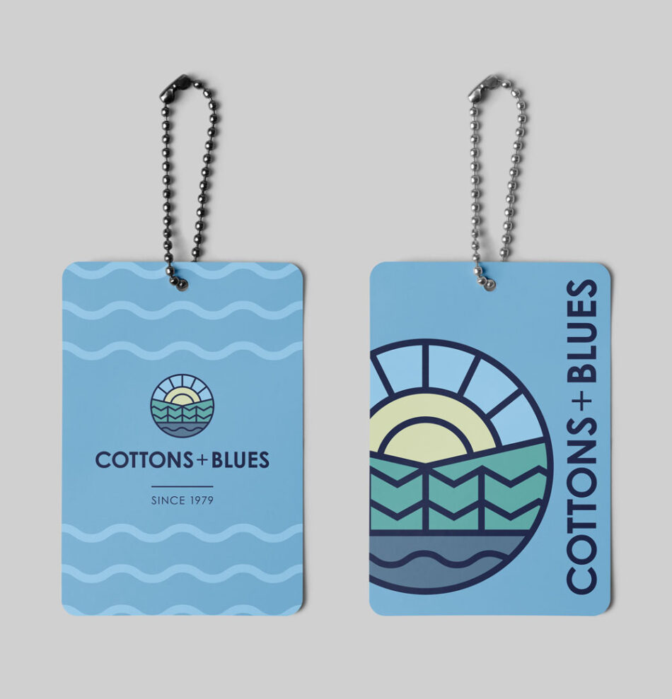 Cottons and Blues Hang Tag