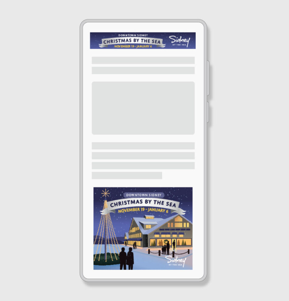 Christmas by the Sea Digital Ads